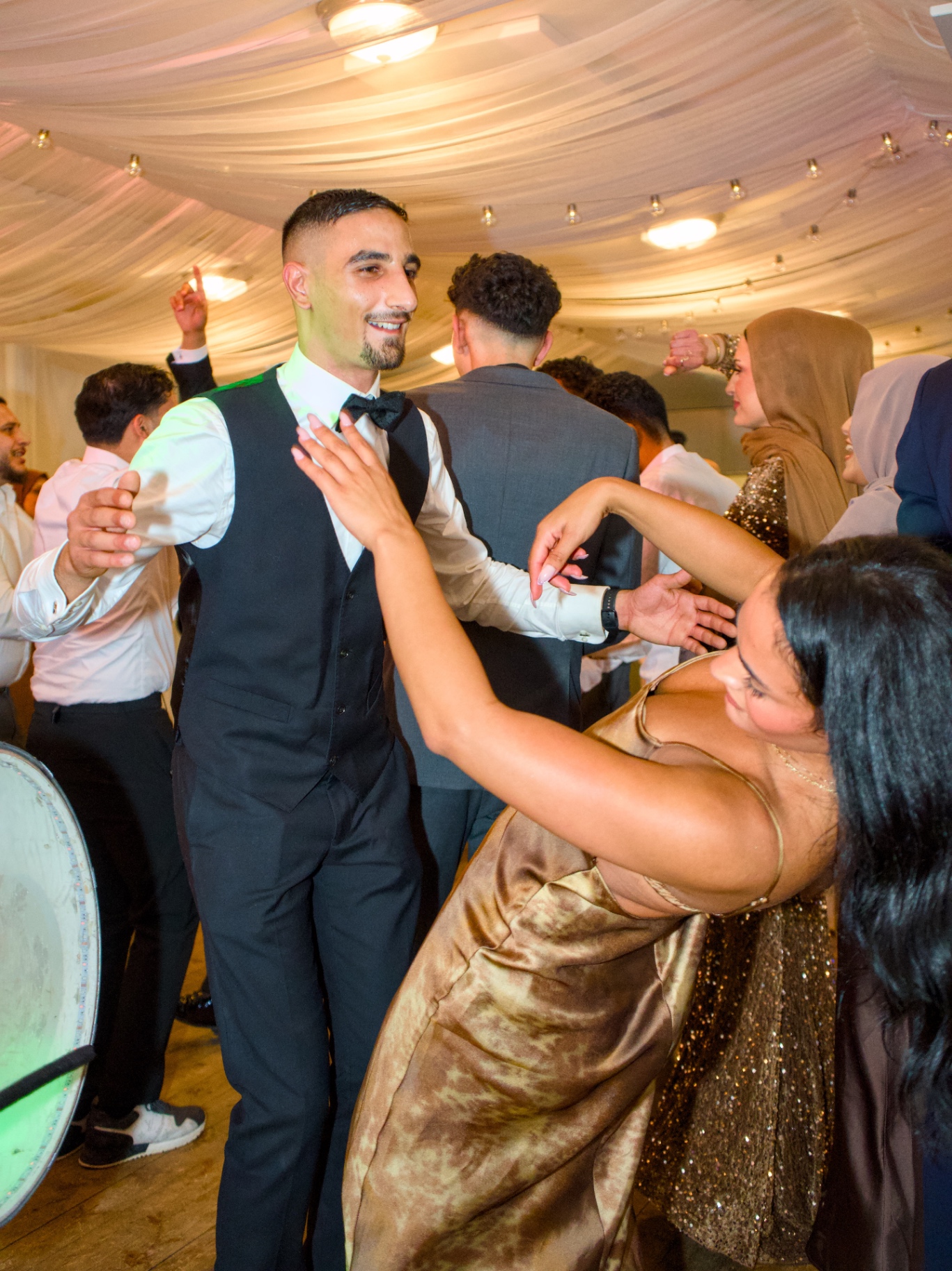 Dancing during the reception