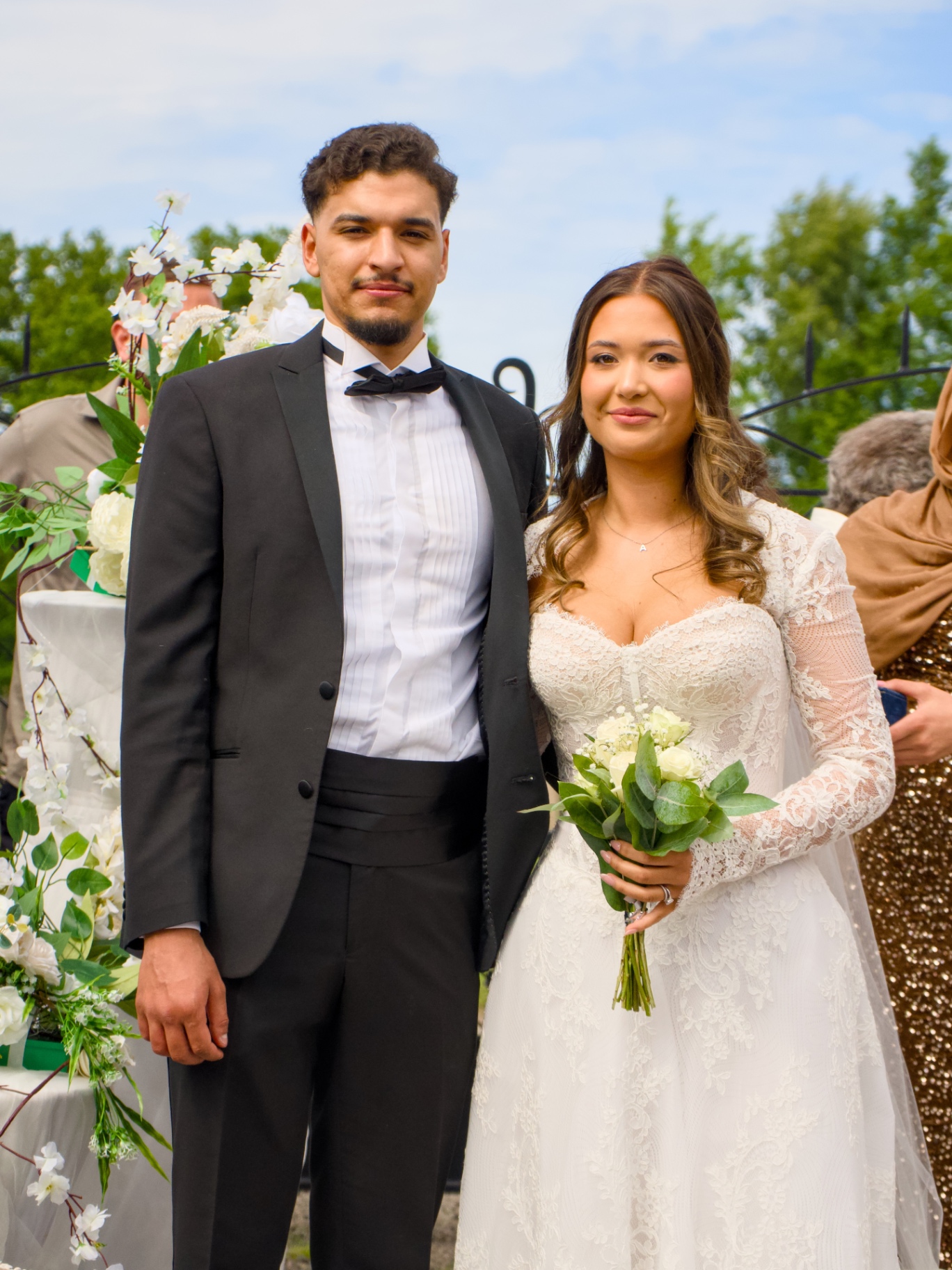 Adam & Linnea wedding portrait
