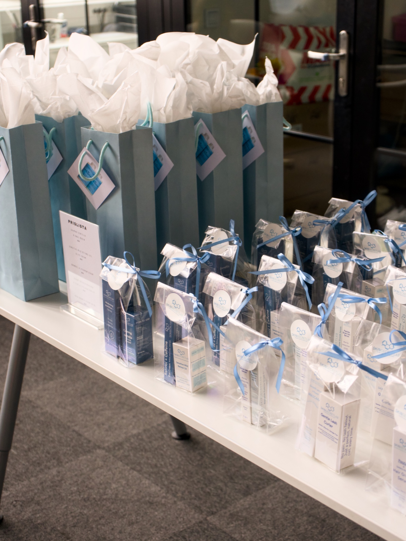 Gift bags and product display