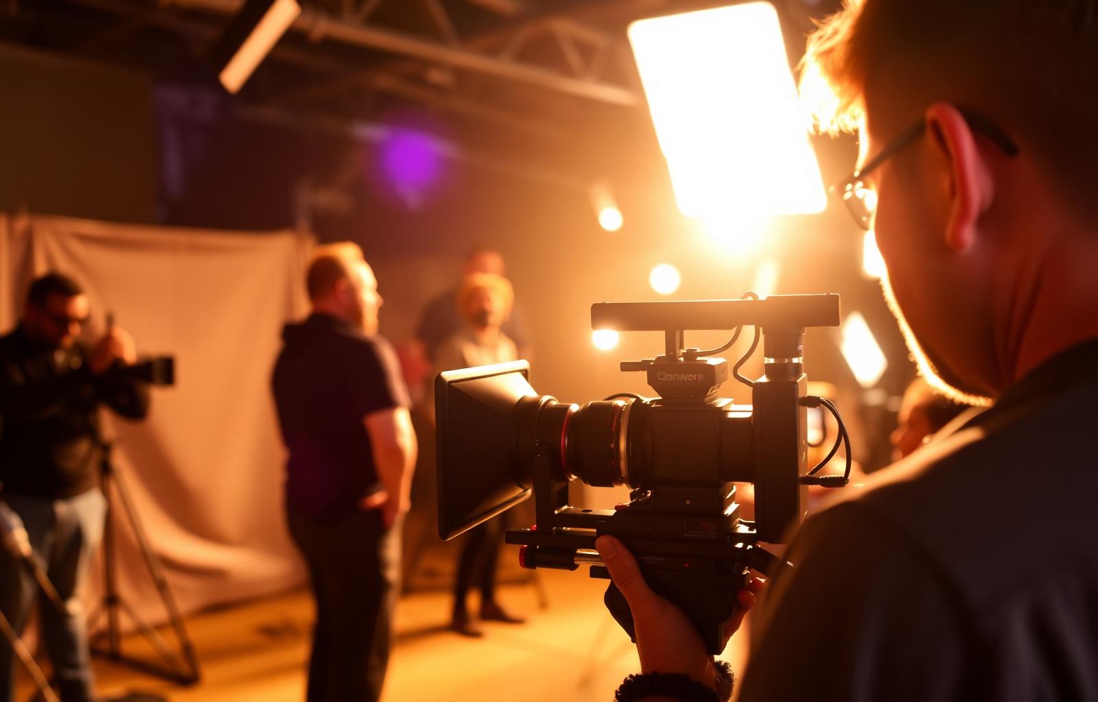 Behind the lens